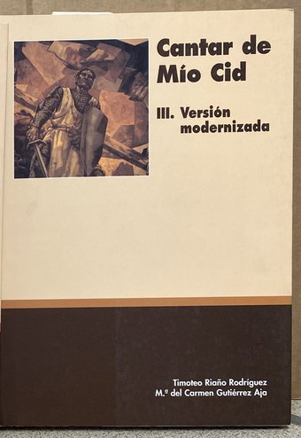 Cubierta del volumen III: Versión modernizada